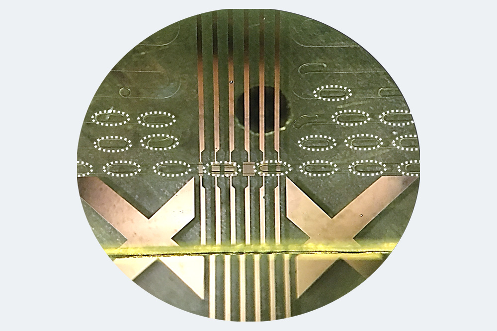 Multiphase microfluidics for the screening of antibacterial resistance - detailed view.